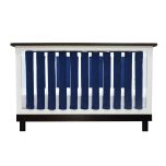 Luxurious Navy Minky Crib Liners 