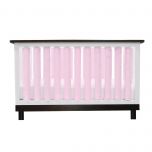 Luxurious Pink Minky Crib Liners