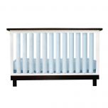 Luxurious Blue Minky Crib Liners 