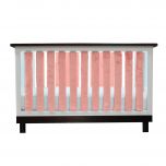Luxurious Coral Minky Crib Liners 